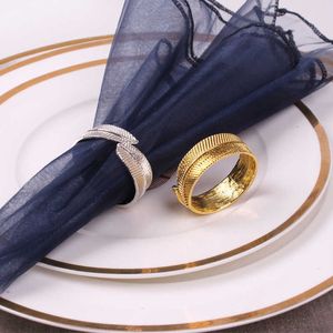 6 sztuk stopu liść nowoczesny posiłek klamra tkaniny pierścień el model Room serwetka klamra Restauracja kreatywny stołowe 210706