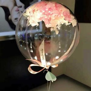 50st Inga rynkor Klar bubbla Ballonger Transparent Helium Ballonger Bröllop Brithday Party Decor Globos DIY Love Valentine's Day 210626