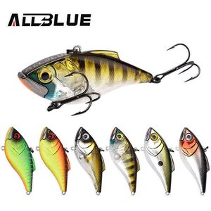 ALLBLUE JOKER 70S Sinking Fishing Lure Lipless Crankbaits Hard Artificial VIB Vibration Bait All Depth Winter Ice Tackle 220110