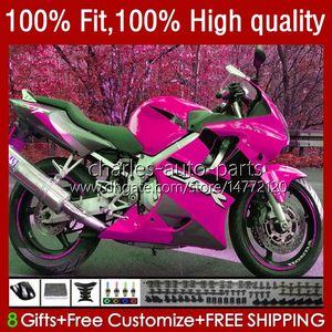 HONDA CBR 600F4i 600 F4I FS CC F4するための射出成形金型I 2004 2005 2006 2007ボディ55No.105 CBR600F4i CBR600FS 04-07 600ccのCBR600 F4I 04 05 06 07 OEMローズブラックフェアリングキット