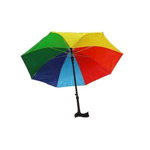 2 in koltuk değneği şemsiye tırmanma yürüyüş yürüyüş çubuk şemsiye uzun saplı açık rüzgar geçirmez anti UV Rainsun şemsiye
