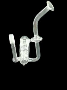 Clear Glass Hookah Oil Rig Rökning Rökning, Bong 14mm Joint Välkommen till beställning