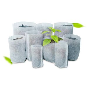 Planters & Pots 100pcs Nursery Seedling-Raising Bags Fabrics Garden Supplies