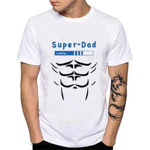 Wholesale loading shirts for sale - Group buy Men s T Shirts Super Papa T shirt Fathers Day Gift Casual Dad Hipster Slogan Tee Shirt Homme Top Mustle Loading Men Tops