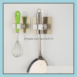 Держатели стойки организация Housekee Home Gardenwall Mop Organizer Holder Holder Wall Housekeeper Ppaddpvc rush rush hanger graber ratk k k k k k k k