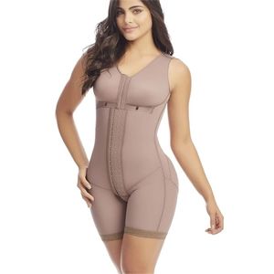 Full Body Women Shaper Post Compression Garment With Bra Shapewear Fajas Reductoras Sexy And Comfortable Waist Trainer 220307