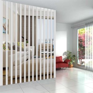 20 sztuk Proste linie Akrylowe Naklejki Ścienne DIY DIY Tło Lustrzane Paski Sufitowe Talii Linia Życia Jadalnia Art Home Decor 210929