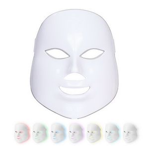 7 LED LIGHT FACIAL MASK PDT Photon Therapy Fotodynamisk för kroppsytan Hudföryngring Acne Avlägsnande