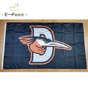 MiLB Delmarva Shorebirds Flag 3 * 5ft (90 cm * 150 cm) Banner in poliestere decorazione volante casa giardino Regali festivi