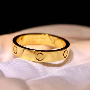 zircon couple ring women 5mm stainless steel polished rose gold fashion jewelry Valentines day Christmas gift for girlfriend Accessories wholesale