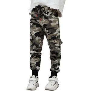 Pants For Girls Spring Autumn Kids Girls Pants Camouflage Patter Sweatpants For Children Teenage Clothes Girl 210303