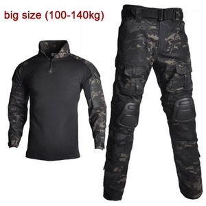 Outdoor Shirts Uniform Army Combat Camouflage Tactical Paintball Clothing Cargo Pants Germen1