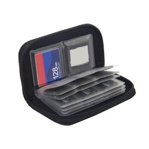 Titolari di carte 22 slot Custodia a portafoglio Supporto per memoria Micro carte Custodia per il trasporto impermeabile Accessorio Pografia Portatile
