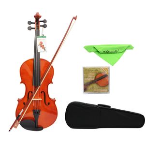 Cuerdas De Viola al por mayor-4 Tamaño completo Viola de arce sólido de pulgadas con estuche de arco Puente Strings Instrumentos de cuerda Accesorios de violín