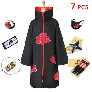 Anime Boruto Cloak Deidara Cosplay Kostümerin Kafa Kolye Kunai Sahne Cadılar Bayramı Partisi Kıyafet Konan Ağrı Orochimaru Cape Y0903