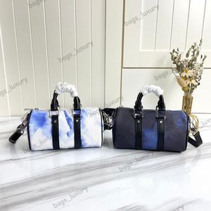 Bolsa de Duffel Pequena para Mulheres Homens Sports Ginásios Fim de Semana Bolsas de Escapadela Impermeável Leves Genuínos Genuínos Meninas De Couro Bolsas De Ombro