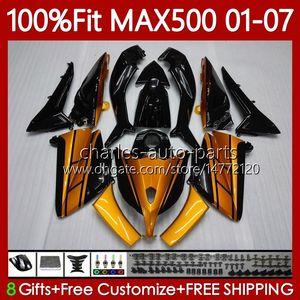 OEM Bodys for Yamaha Tmax500 Max-500 Tmax-500 2001 2002 2003 2004 2005 2006 2007 109NO.85 T-MAX500 TMAX MAX 500 T MAX500 01 02 03 04 05 06 07 밝은 오렌지 주입 공정