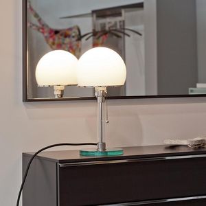 Lampy stołowe Nowoczesne szklane sypialnia Bedside Tecnolumen Bauhau Lekkie biurko Oświetlenie Lusters LED Fixtures