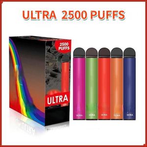 Extra ULTRA Disposable Vape Pen Electronic Cigarettes Kit 850mAh Battery 1500 2500Puffs Pre-Filled high quality flair plus myle mini
