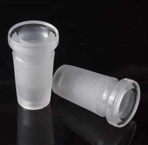 DHL HOBAHS DOWN Pipe-Glasreduzierende Adapter 18mm männlich bis 14mm weiblicher Reduzierer Mini-Konverter Schlitz Diffusor für Bongs Wasserleitungen