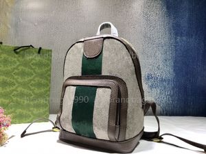 29 CM Designer Luxury Zipper Fashion Backpack Genuine leather bag children women printing backpacks school bags