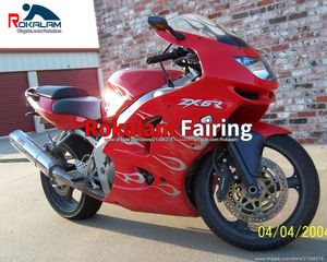 För Kawasaki Ninja ZX6R ZX-6R Red Fairings Sportbike ABS plast 98 99 1998 1999 ZX 6R ZX 6 R Kroppsarbeten Motorcykel Fairing Parts