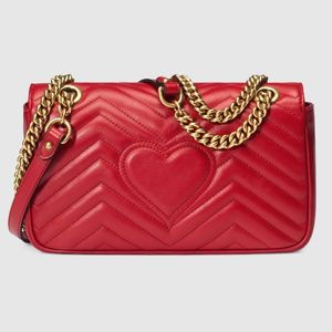 Designers Bags Marmont Flat Bags Chain Shoulder Bag Classic Look Versatile Crossbody Female Black Handbag Women Luxury Purse Real Leather Red White Clutch