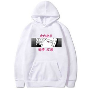 Anime Bungo Stray Dogs Männer Hoodies Sweatshirts Ozaki Kouyou Hut Kleidung Tops Y211122