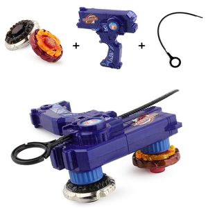 Bey Blade Metal Fusion Zabawki na sprzedaż Spinning Set Beyblade Set, Zabawka żyroskopowa z podwójnymi wyrzutniami, ręczne topy 210803