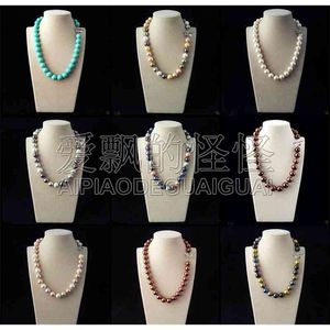 N051114 Em raro enorme 12mm genuíno do Mar Sul de Sul Pearl Round Beads Colar 18 ''