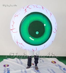 Wholesale eyeball lights for sale - Group buy Halloween Party Performance Walking Inflatable Zombie Eyeball Costume m Green Lighting Blow Up Eyeball Suit Funny Wearable Ball Clothing For Event