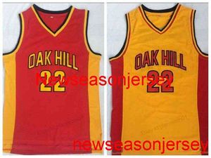 Zszyty Oak Hill Academy 22 Carmelo Anthony High School Basketball Jersey Rozmiar XS-6xl Niestandardowy numer nazwy koszulki do koszykówki