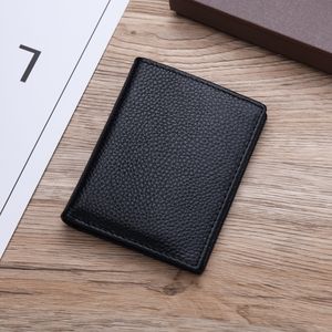 Är kort kan hålla körkort vertikala plånbok läder allt-i-ett-väska ultra-tunna plånböcker