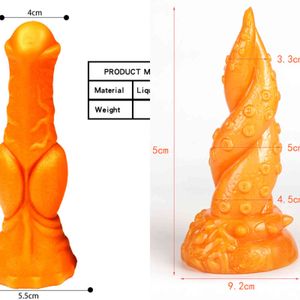 NXY Dildo Nowość! Pig Nose Anal Dildo Sex Zabawki Dla Kobiet / Mężczyzn Długa Wkładka Pochwy Anus Plug Masturbatorzy Duża Kobieta 1119