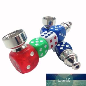 Metal Dice Tobacco Pipe - Grinder & Cigarette Holder. Quality Factory Price, Expert Design. Stylish Smoking Accessories.