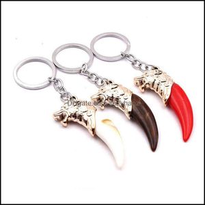 Клавные моды Aessories Wolf Tooth Tooth Jewelry Eryuan Store Drop Delivery 2021 UCHVZ