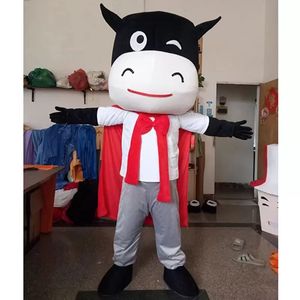 Cadılar bayramı süt inek maskot kostüm karikatür süt inekler anime tema karakter Noel karnaval parti fantezi kostümleri yetişkinler boyutu açık kıyafet