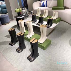 Kobiety Kolan Butoots Designer High Heels Kidek Realne skórzane buty mody buty zimowe jesień z pudełkiem UE: 35-41