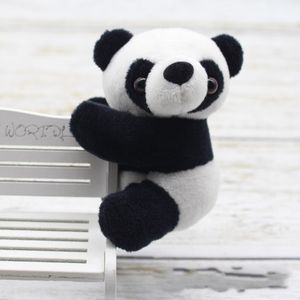 Mini plysch panda docka gardin klipp behåller bokmärke klipp små leksak dockor utrikesfrågor gåvor 20220112 h1