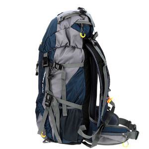 LIXADA 50L Wodoodporna Odkryty Sport Wędrówka Trekking Camping Travel Plecak Pakiet Hallerying Wspinaczka Knapsack Rain Pokrywa Y0721