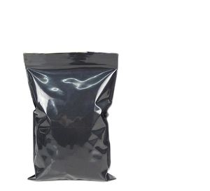 2021 new opaque black ziplock bags,Reclosable Plastic Poly black bag with zipper