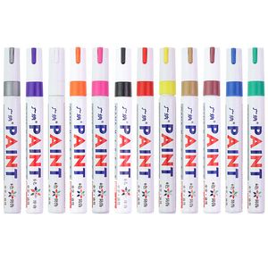 Water Proof Graffiti Markers Pen Colourful Permanent Non Fading Paint Marker Pens Student Art Drawing Writing Supplies BH5375 WLY