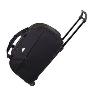 Woman oxford Rolling Luggage Bag Travel Suitcase With Wheels Trolley For Unisex Carry On s Hand 211118