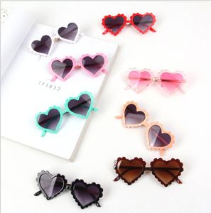 2-6 years old new children's sunglasses love modeling baby beach UV400 glasses personalized fashion for boys and girls