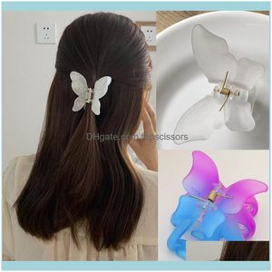 Ferramentas ProductsButterfly Cabelo Clipe Super Fada Geométrica Geométrica Acrílico Acetato Hairpins Meninas Mulheres Banana Aessórios Barrettes1 Entrega Drop 202