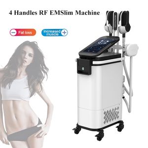 Nuovi arrivi EMslim Neo RF 4 Maniglie macchina modellante EMS stimolatore muscolare elettromagnetico bruciagrassi apparecchiature di bellezza emt ad alta intensità