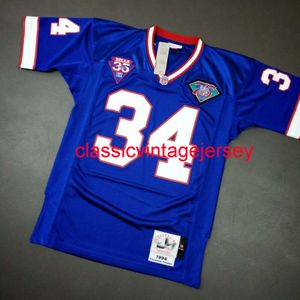 Stitched Men Women Youth Thurman Thomas 1994 Jersey Embroidery Custom XS-5XL 6XL