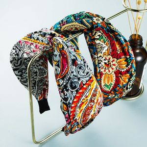 Woman Fashion Bohemian Printed Headband Western Style Retro Patterned Hair Bands New Festival Party Hair Accessories