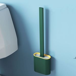 Tragbare Bürste Toilettenbürstenhalter Kreative Reinigungsbürsten Set Toilettenbürstenhalter Set Langlebiges Badezimmer Sauberes Werkzeug EWE6648