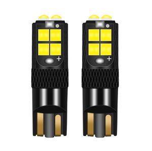 Nova Chegada 10V-36V Car T10 LED Lâmpada 3030 10SMD 6000K Chip com lente Auto Lâmpada de Lâmpada Instrumento Lateral Marcador Luzes